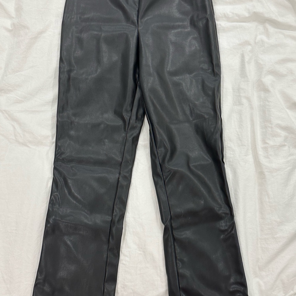 H&M Divided Black Leather pants